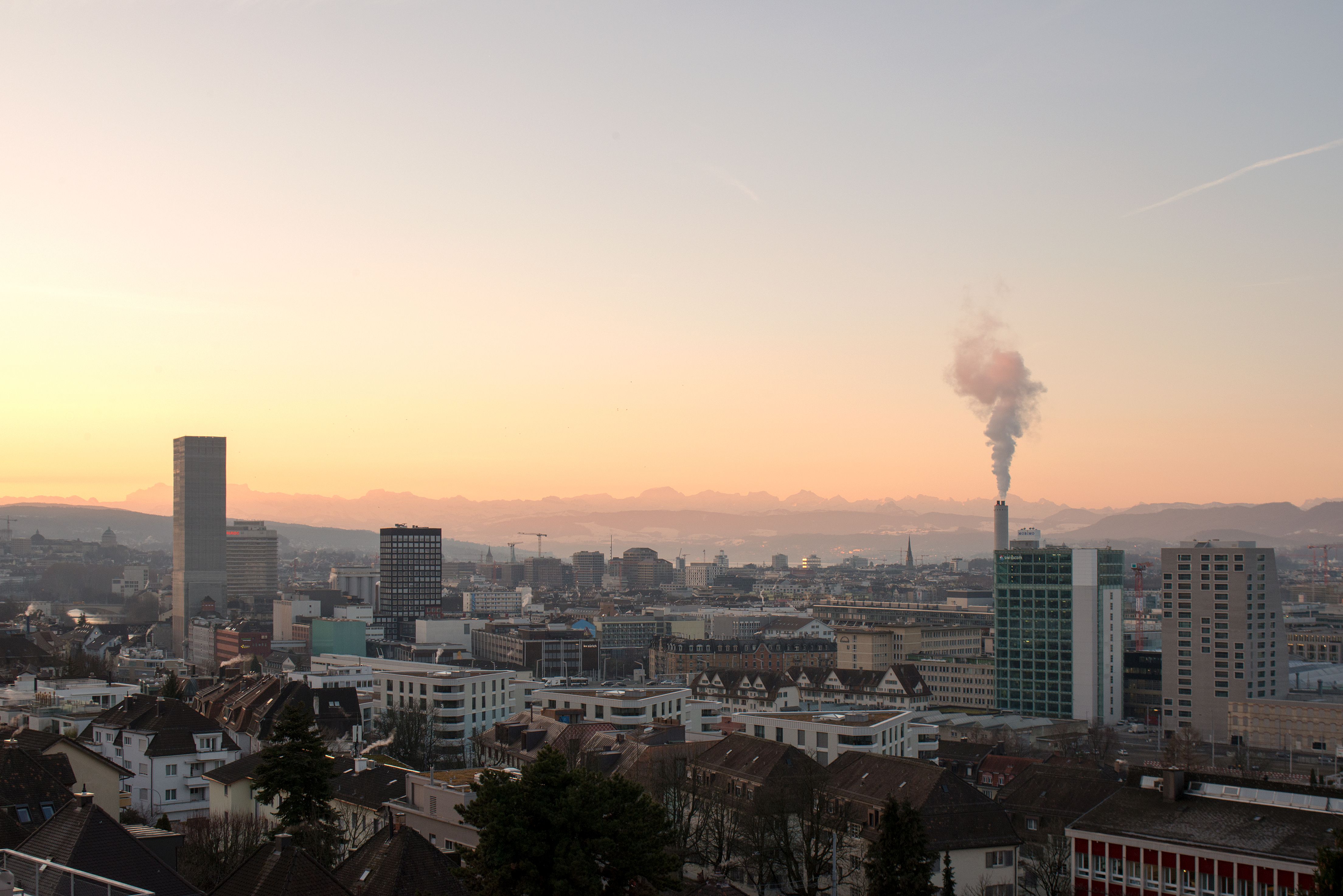 Luftaufnahme Stadt Zürich